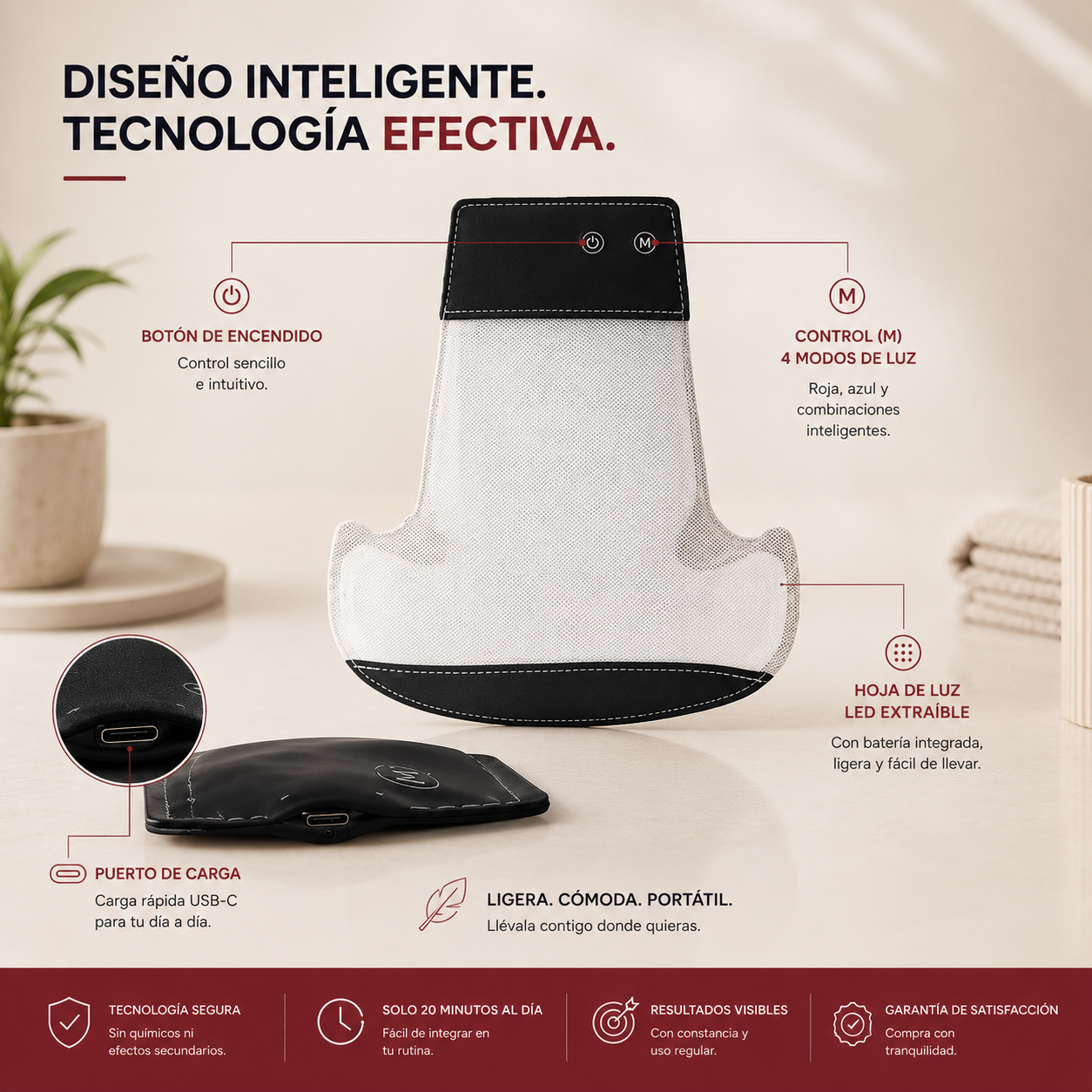 Lumora Cap: Tecnología Capilar